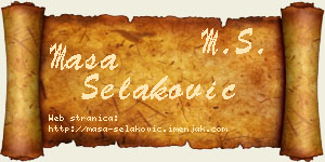 Maša Selaković vizit kartica